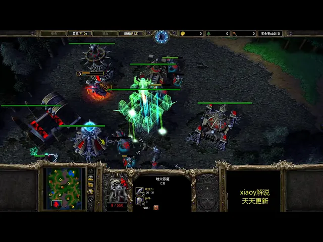 魔兽36计以逸待劳 魔兽争霸xiaoy解说fly happy